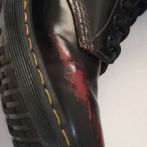 DR Martens Cherry Lace Red Docs 1460 Boots Size 38 - Picture 9 of 16